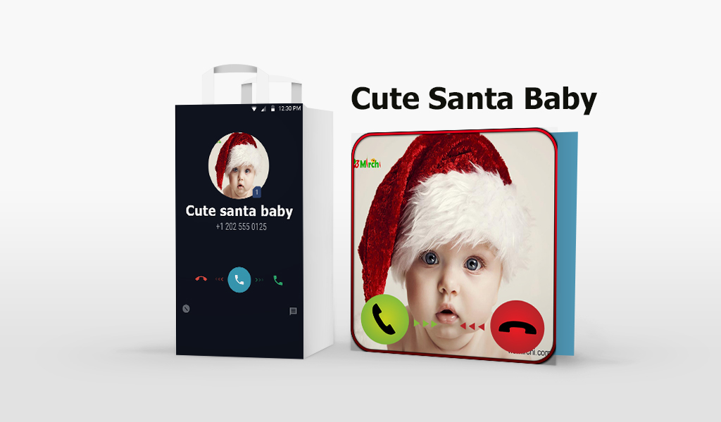 Cute Santa Baby Calling