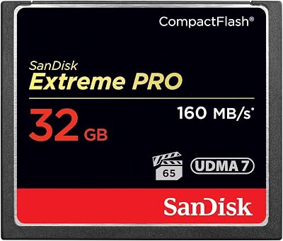 SanDisk Extreme Pro 32GB CF Card 160 MB/s Compact Flash Memory