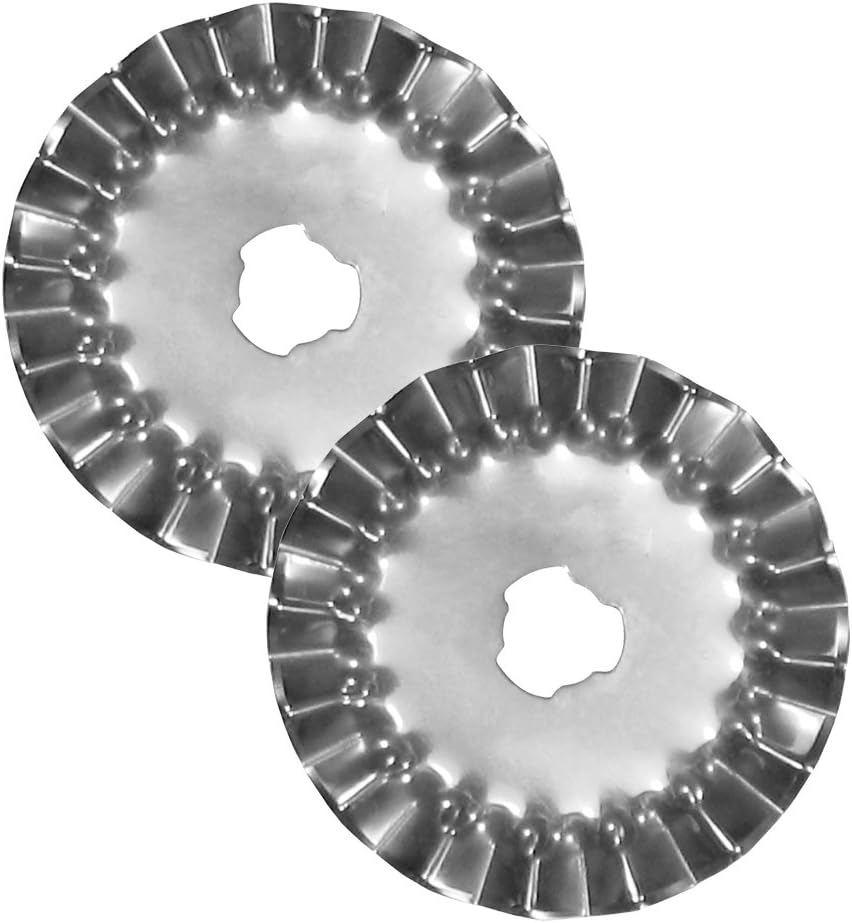 45mm Decorative Rotary Cutter Blades Right Handed, Pinking