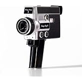 Camp Snap CS-8 digital camera - 2.7K video recorder for Youtube, screenless camera, 8x digital zoom, with 5 customizable movie filters, included SD card and USB-C battery