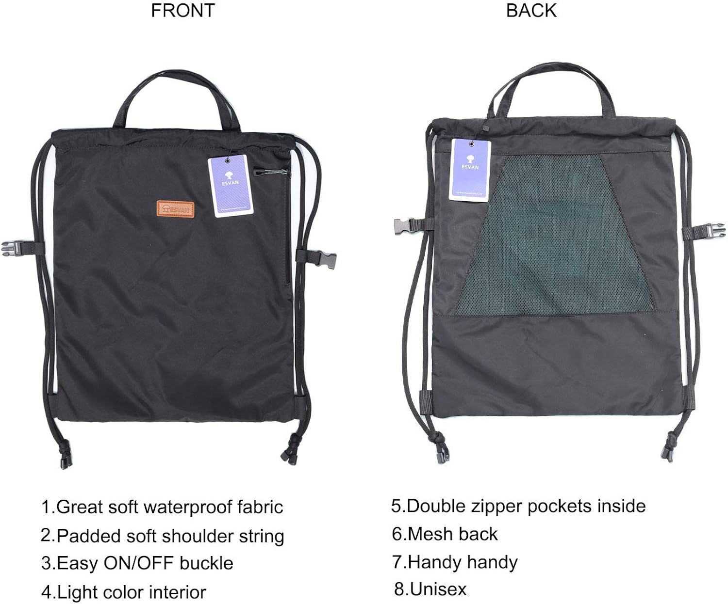 anello drawstring backpack