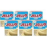 Jell-O Sugar Free-Fat Free Instant Pudding and Pie Filling, Vanilla, 1-Ounce Boxes (Pack of 6)