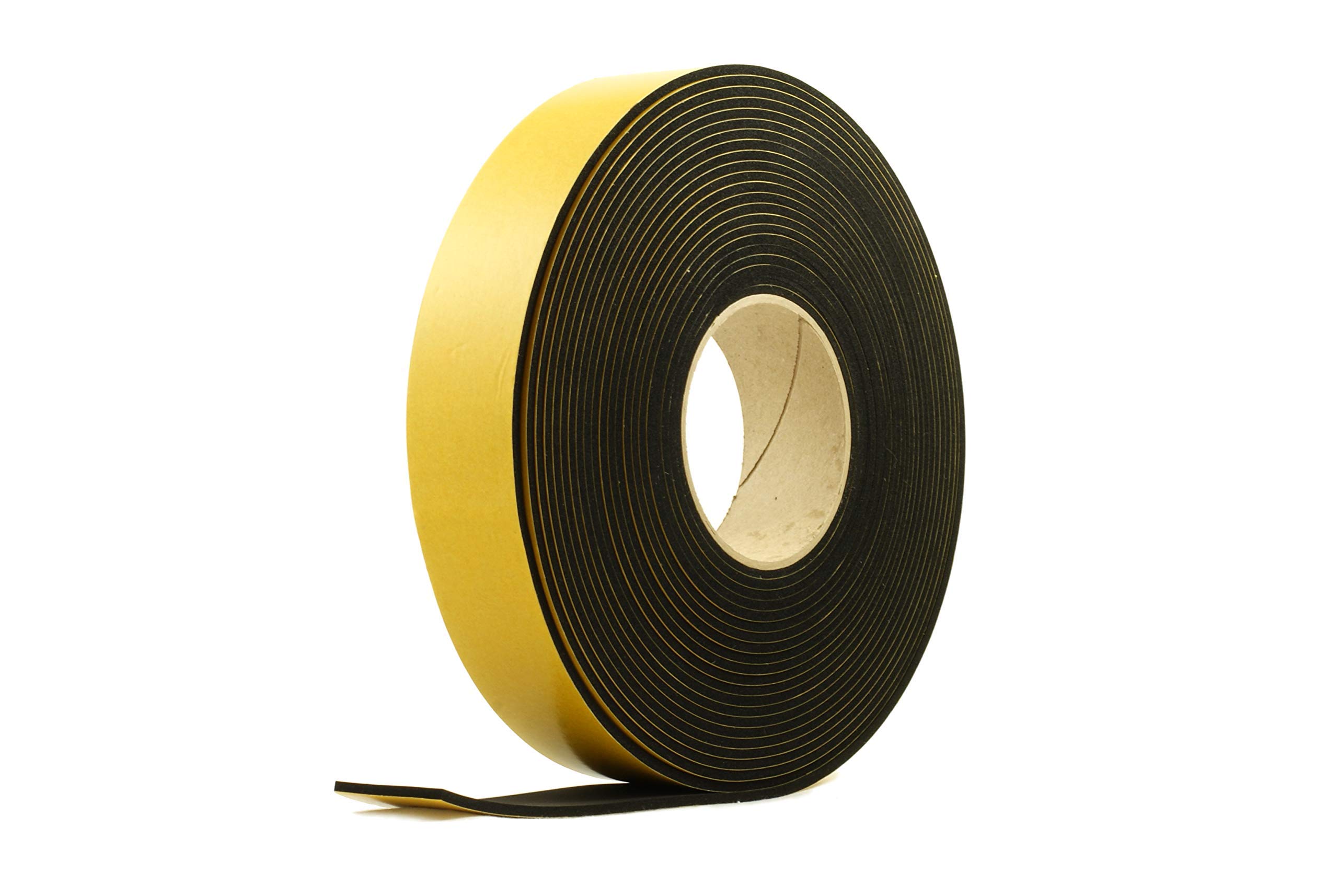 RS® Neoprene Rubber Self-Adhesive Sponge Strip 40mm Wide x 3mm Thick x 10m Long for Sealing, Weather Strip, Cushioning, Anti-Vibration, Anti-Slip, Gaskets & DIY