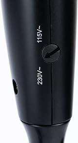 Status Toulouse Black Foldable Travel Hair Dryer 1200W Dual Voltage 230V 115V view 3