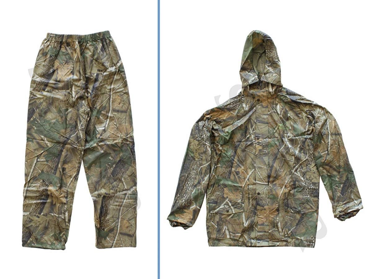 Ropa técnica Sutter Hombre Chaqueta y Pantalón de Caza Traje de Lluvia