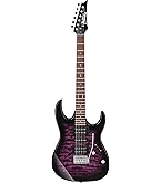 Amazon.com: Ibanez Gio GRG7221QA Electric Guitar - Transparent