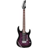 Ibanez Gio GRX70QA - Transparent Violet Sunburst | HSH Infinity pickups with T106 tremolo bridge for versatility, vibrato and performance