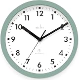 Acctim Nardo 20cm Radio Controlled Green Wall Clock - MSF Signal