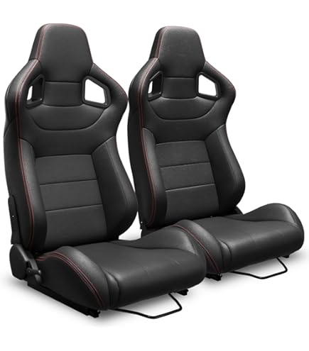 Amazon.com: ModifyStreet 1 Pair Universal Main Black +Side/Back