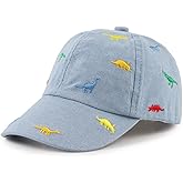 JANGANNSA Dinosaur Boys Girls Caps Embroidery Baby Baseball Caps Cotton Infant Toddler Kids Hat Spring Summer Autumn