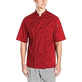 Chef Code Men's Short Sleeve Unisex Cool Breeze Chef Coats