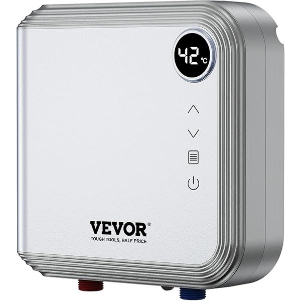 Amazon.com : VEVOR Tankless Water Heater Electric, 7kw On Demand Instant  Under Sink Water Boiler, Digital Temperature Display u0026 Easy Installation u0026  24-Hour Water Supply, For Kitchen Bathroom Faucet And Shower :