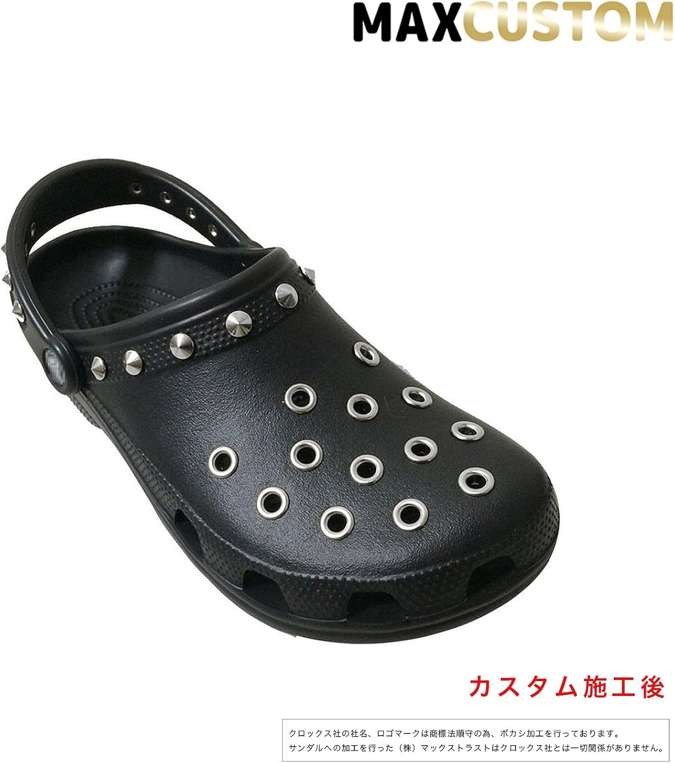 Amazon 株式会社マックストラスト クロックス Crocs パンク カスタム クラシック ケイマン 黒 ブラック Classic クロッグ サンダル 株式会社マックストラスト シューズ バッグ Amazon 株式会社マックストラスト クロックス Crocs パンク カスタム クラシック ケイマン 黒 ブラック Classic クロッグ サンダル 株式会社マックストラスト シューズ バッグ