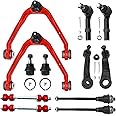 Front End 12pc Suspension Kit with PU Bushing for 1999-2006 Chevy Silverado GMC Sierra 1500, Suburban 1500 Tahoe Yukon/Yukon XL 1500, Avalanche 1500 Escalade/Ext