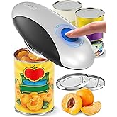Zoomsnail Electric Can Opener, Automatic Rechargeable Can Openers with One-Touch Smooth Edge &amp; Magnetic Lid - Hands-Free Easy-Grip Opener for Seniors with Arthritis and Most Cans
