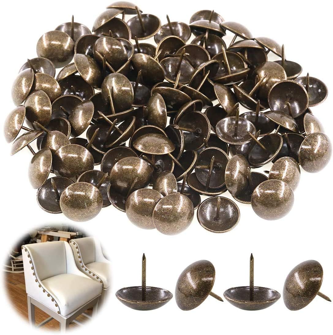 200 PCS Upholstery Tack Upholstery Nails Pins Tacks Antique Bronze