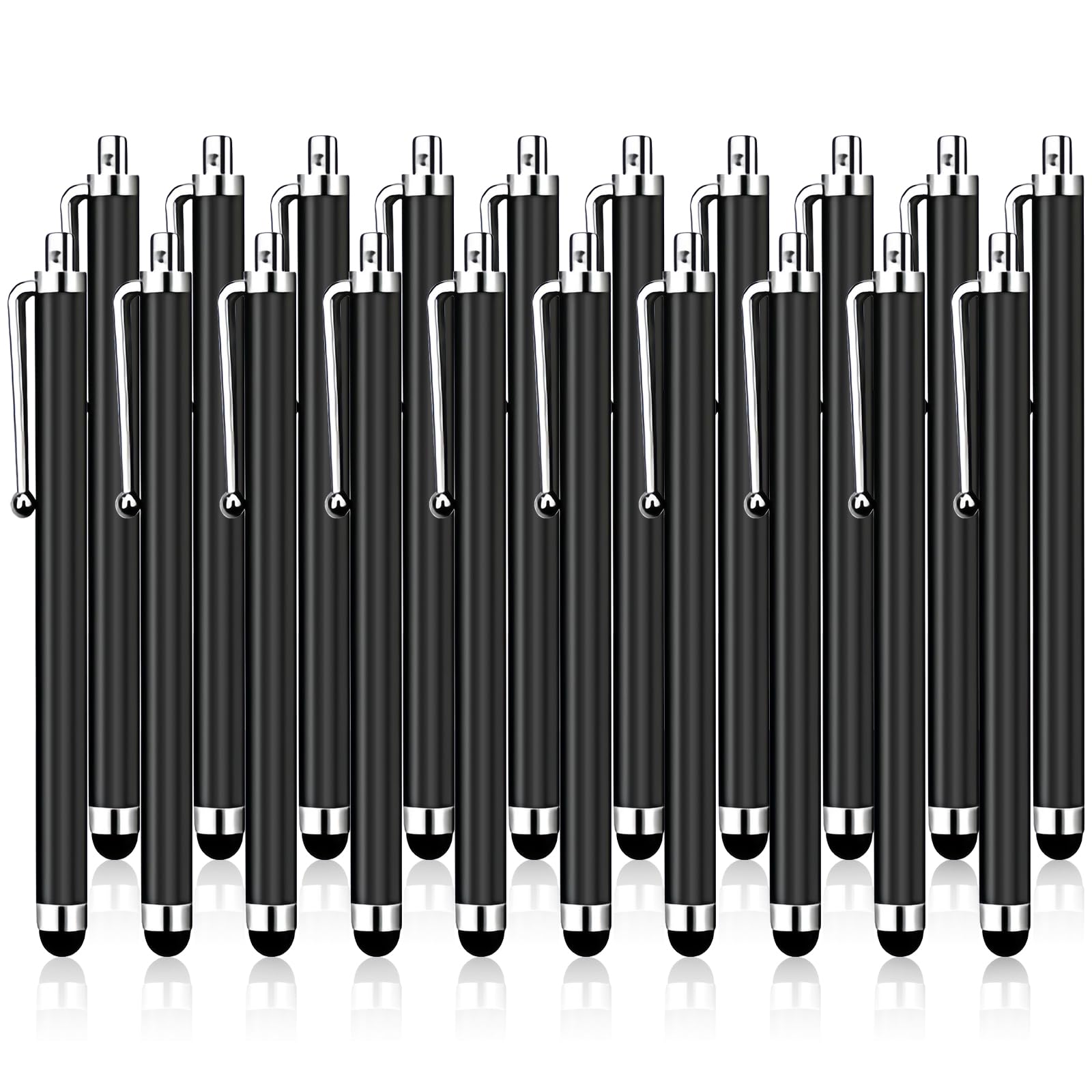 Photo 1 of 20 Pack Stylus Pen,Stylus Pen for Touchscreen High Precision and Sensitivity for Everyday Writing/Drawing,Universal Stylus Compatible with Touch Screens,Black