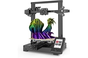 Voxelab Aquila S3 3D Printer with 25-Point Intelligent Auto Leveling, All Metal Dual-Gear Direct Drive Extruder with 300℃ High-Temp Nozzle, Resume Printing Function, Print Szie 220×220×240mm