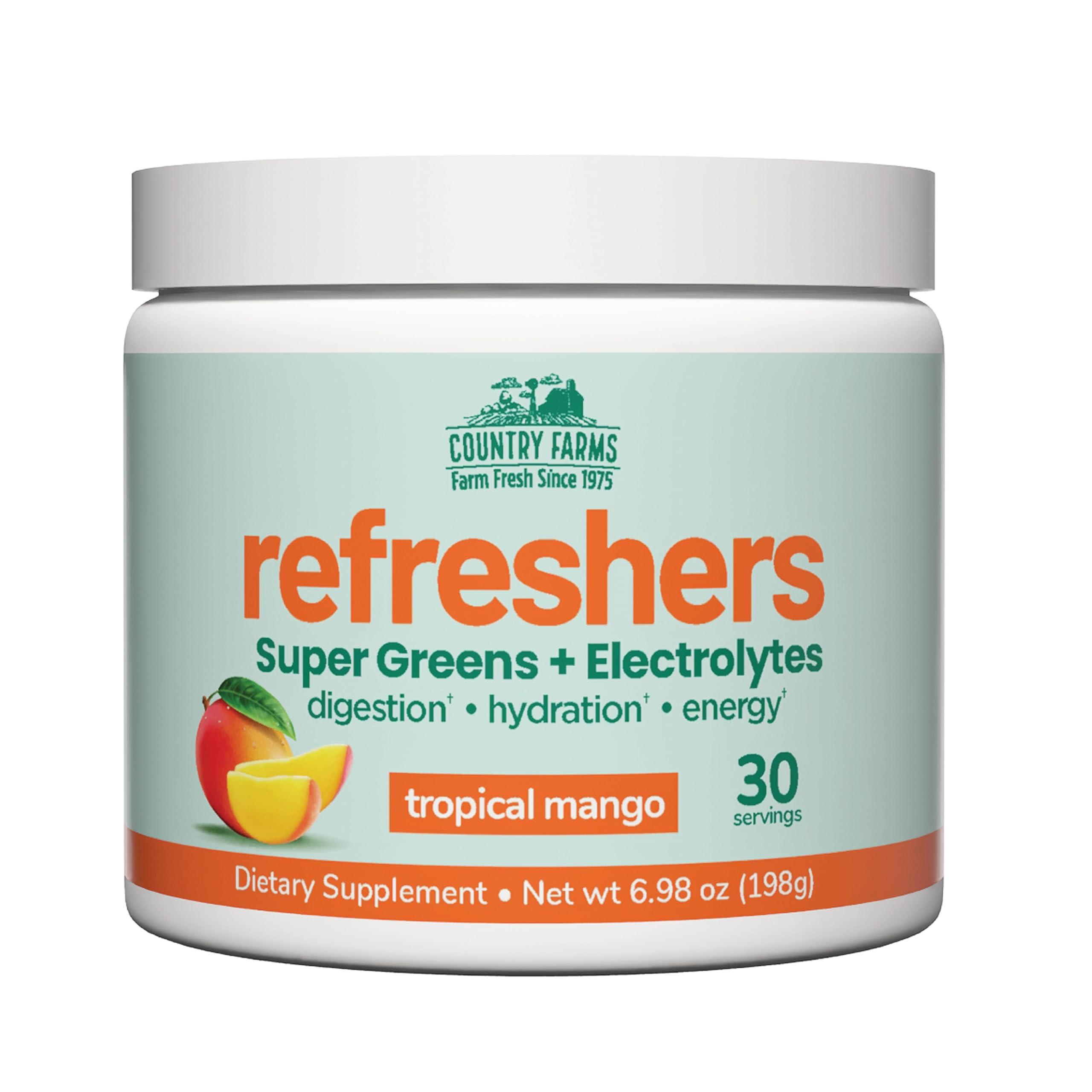 Refreshers Super Greens + Electrolytes (Tropical Mango)
