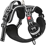 HEELE Dog Harness No Pull Medium Reflective Front Back Clips Adjustable view 8