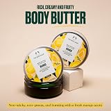 The Body Shop Mango Body Butter 200ml - Vegan, Shea Moisturiser for Dry Skin view 2