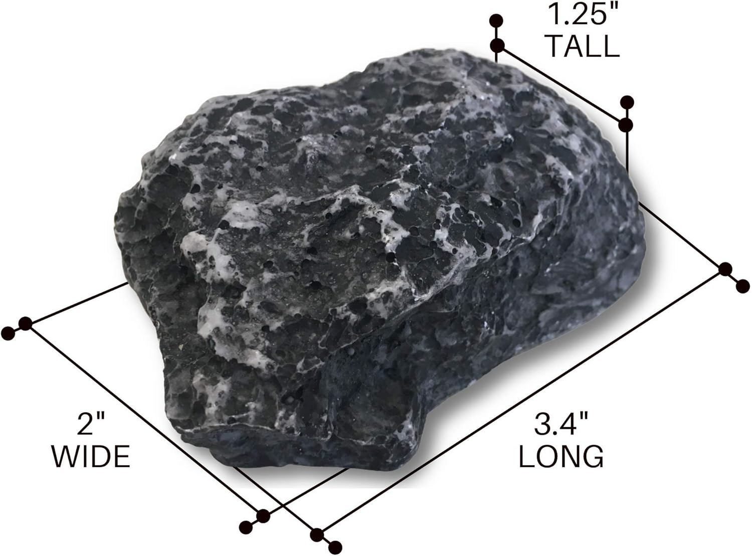 Uncommon Desks Hide A Spare Key Rock - Discrete and Realistic Stone Texture (1 Rock): Office Products