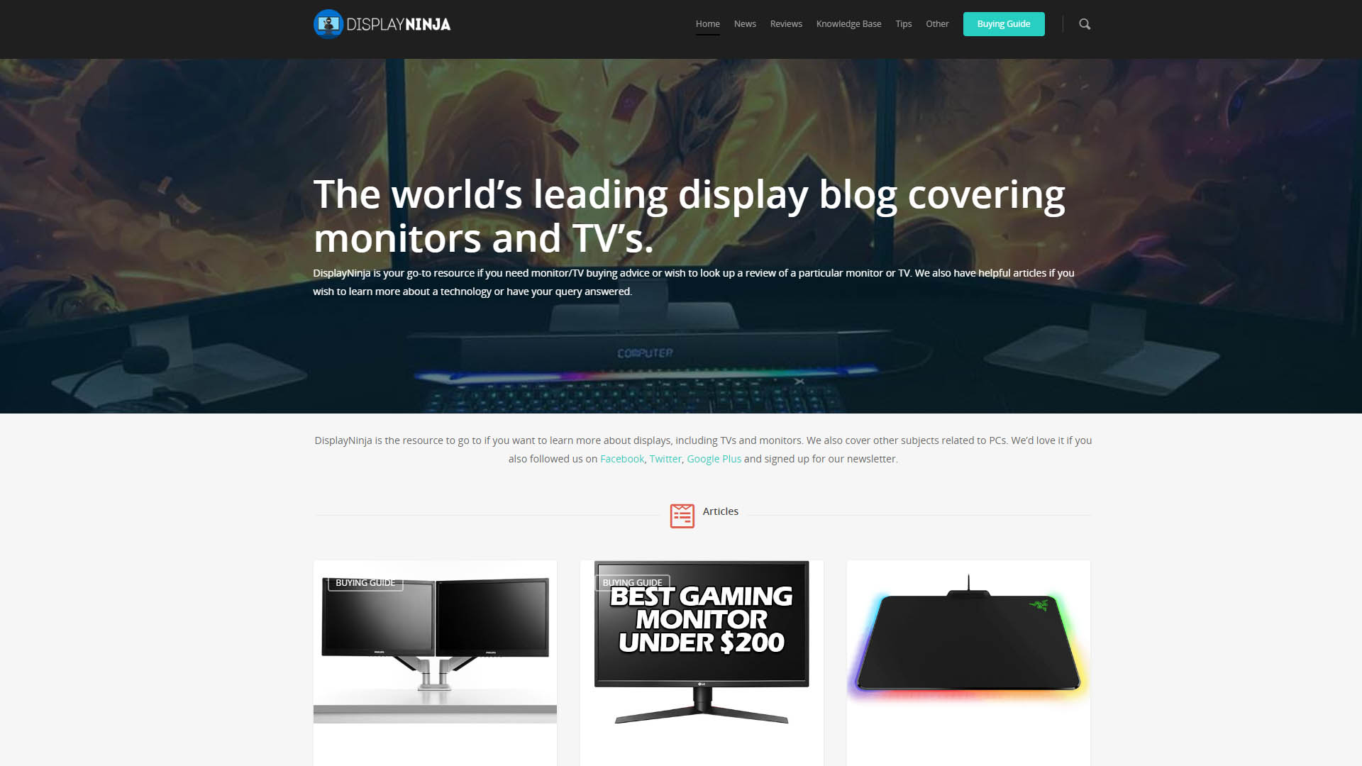 DisplayNinja | The Best Monitor and TV 