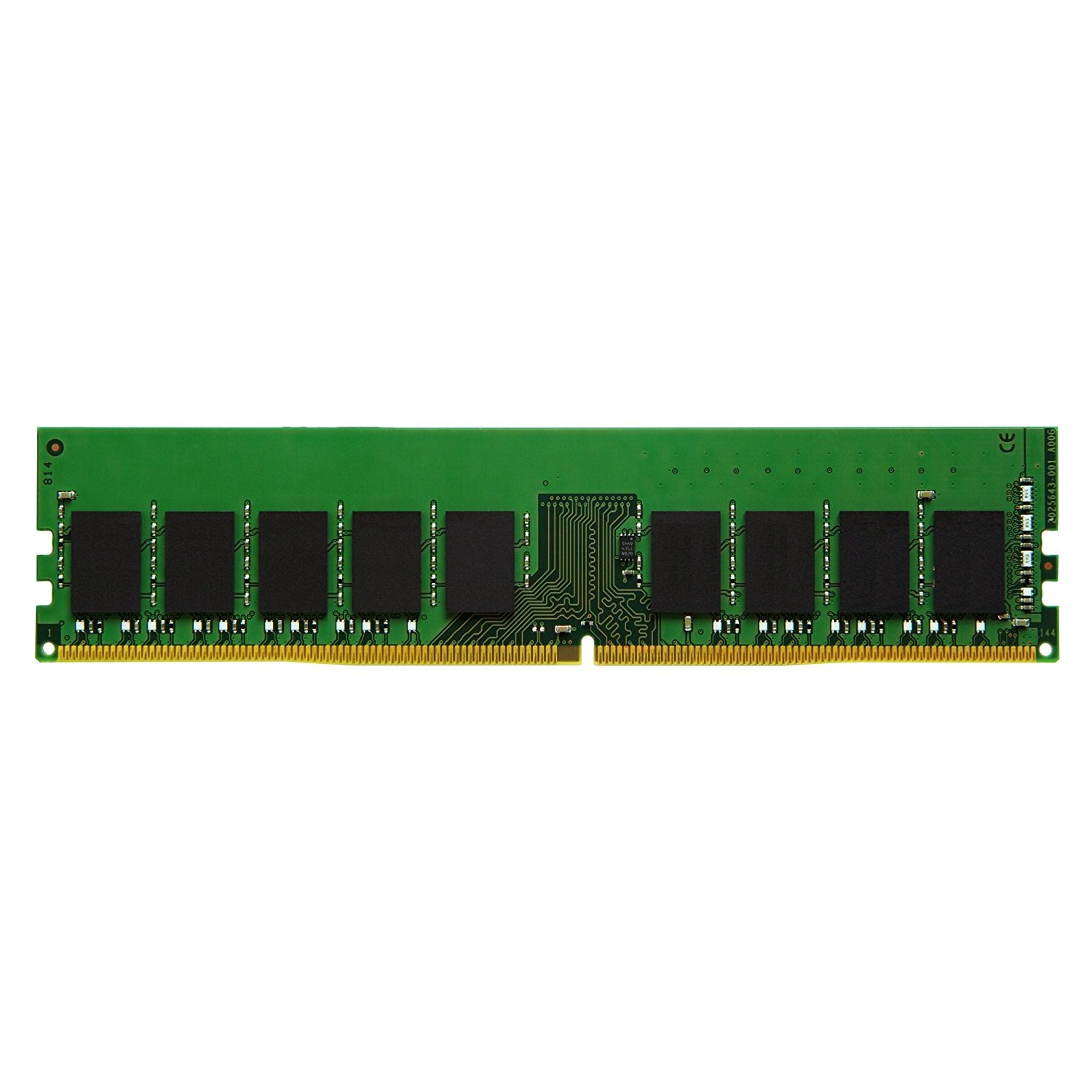 Kingston KCP424ED8/16 16 GB 2400 MHz / PC4-19200, CL17, Unbuffered, ECC RAM Memory - Multi-Colour