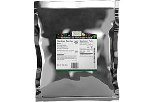 Frontier Natural Products Organic Juniper Berries Whole -- 1 lb
