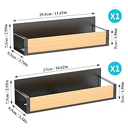 HuggieGems 2 Pack Magnetic Spice Storage Rack