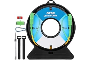 BAOSHLA OTDR Dead Zone Eliminator Fiber Optic Transmission Launch Cable Box SCAPC-SCAPC 1KM Fiber Optic Testing Extension lin