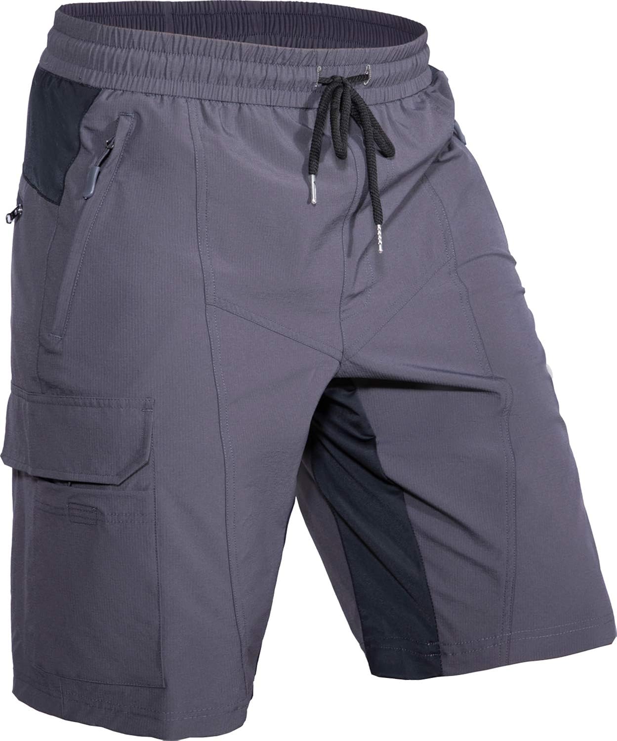 Hiauspor Mens-Mountain-Bike-Shorts MTB Lightweight and Loose-fit: Clothing