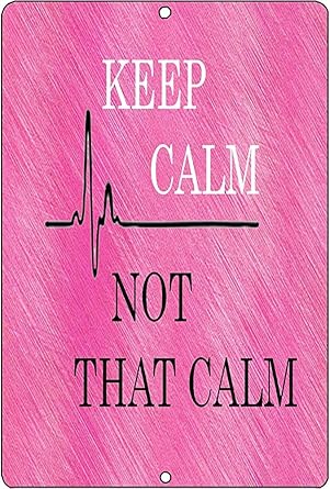 Divertido Letrero De Metal De Enfermeria De La Cna Para Decoracion