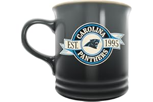 NFL Carolina Panthers 14oz Banner Design Stoneware Coffee Mug