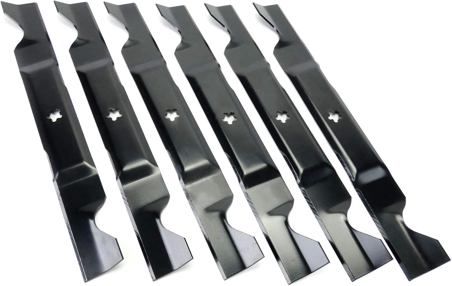 Amazon Com Mowerpartsgroup 6 Blades For Ariens Craftsman Husqvarna 46 Deck Garden Outdoor