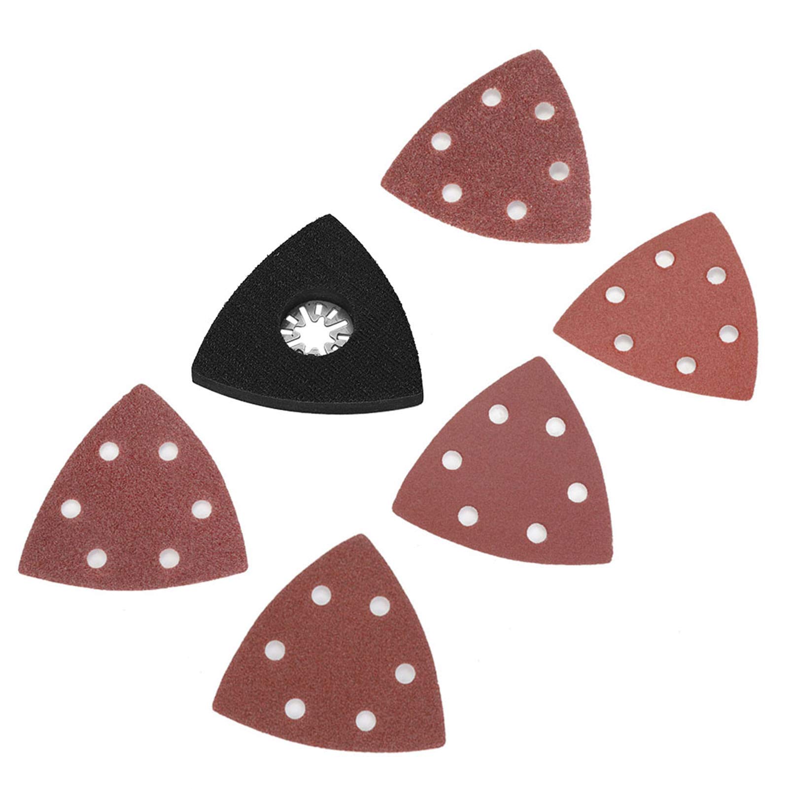 Triangular Sandpaper Sheets, 101pcs Sanding Set Sandpaper For Multi Tool Cutting Cutter Pad Oscillating Tool