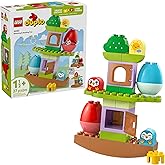 LEGO DUPLO My First Balancing & Stacking Tree Building Toy Playset - Preschool Learning and Educational Toy for Toddlers, Boy