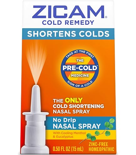 Amazon.com: Zicam Cold Remedy No-Drip Nasal Spray with Cooling