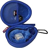 Mchoi Hard Case Suitable for Aftershokz Aeropex/Aftershokz Titanium Mini/Aftershokz Air/Aftershokz Openmove/Openrun Pro, Open-Ear Wireless Bone Conduction Headphones, Blue, Case Only