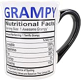 Cottage Creek Grampy Mug - 16oz Ceramic Large Grampy Coffee Cup for Coffee Table Decor, Unique Mens Gifts for Men, Grandpa, Grandparents, Dad - Kitchen and Home Decor