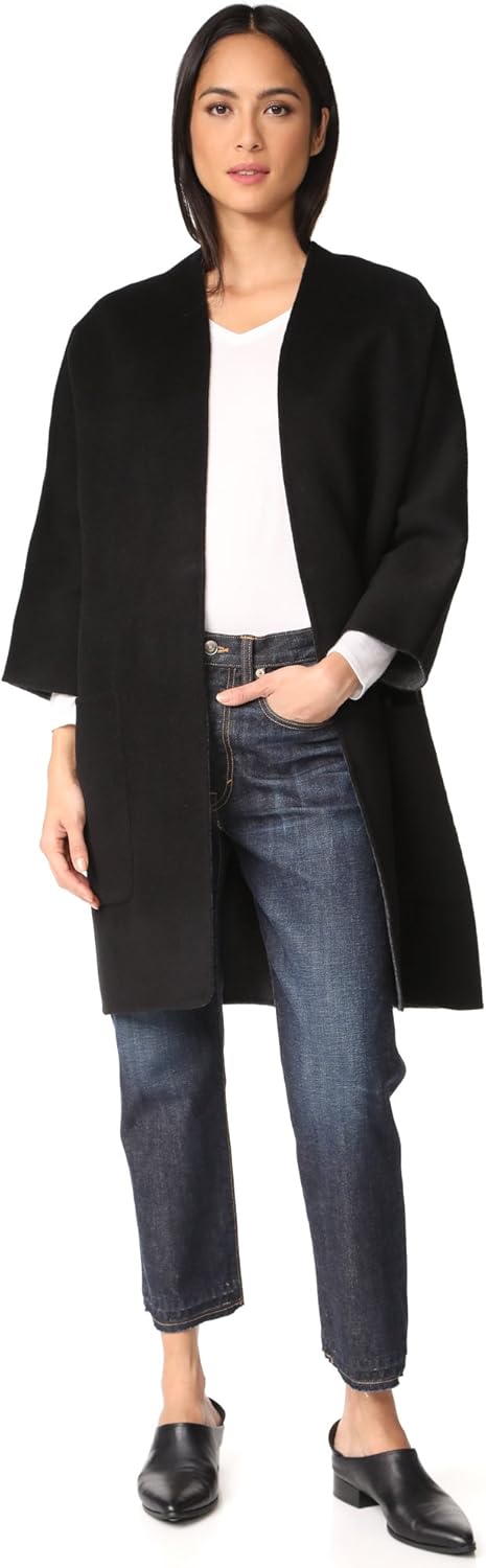 vince reversible cardigan coat