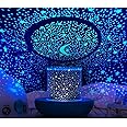 WINICE Remote Control and Timer Design Seabed Starry Sky Rotating LED Star Projector for Bedroom, Night Light for Kids, Night