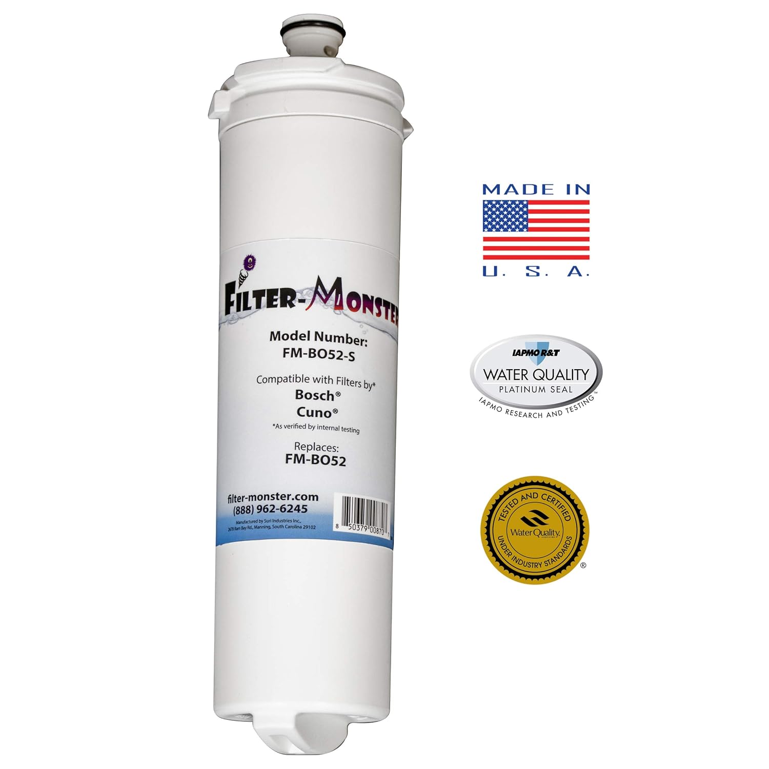 Repuesto para filtro de agua para refrigerador Bosch 640565 ...