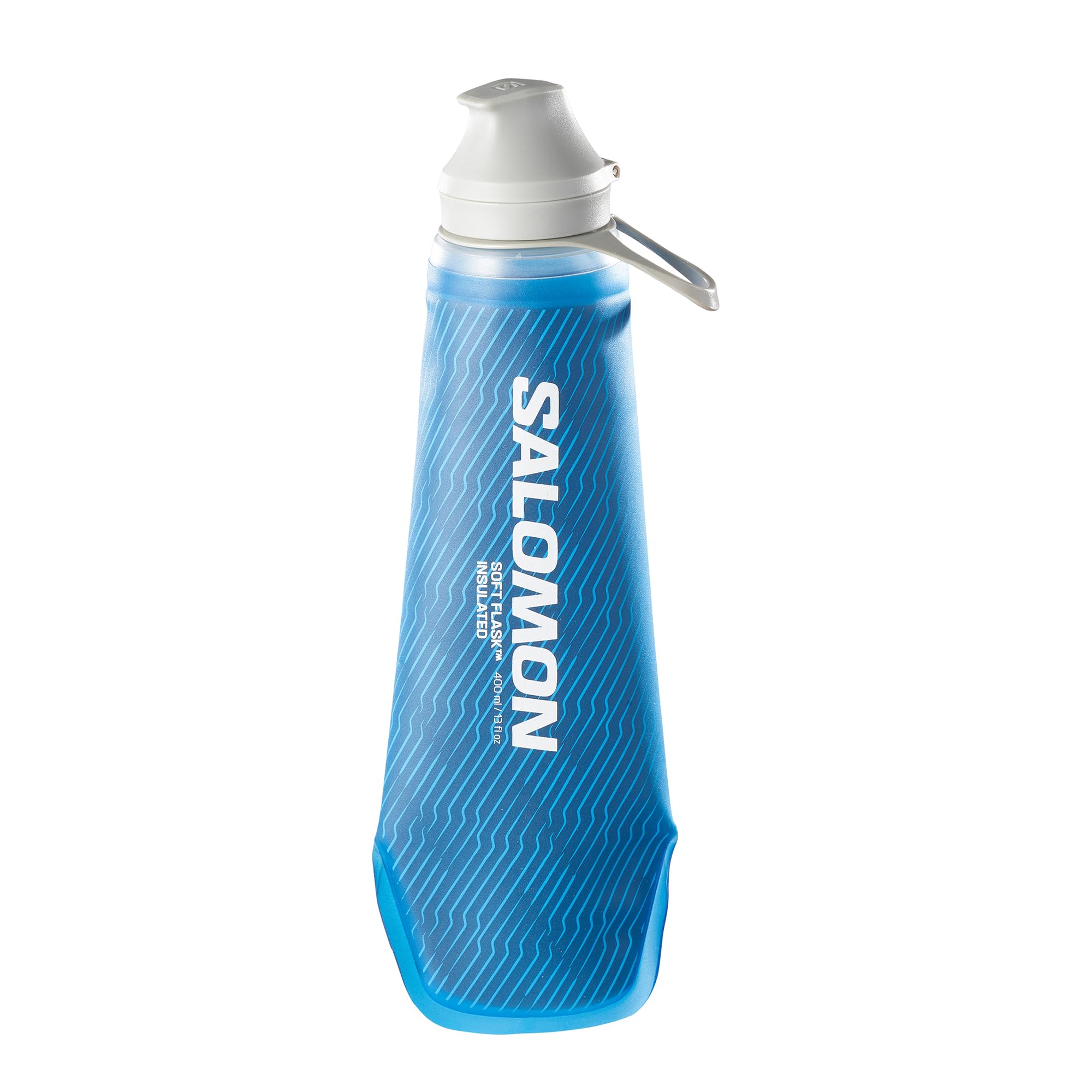 Salomon Soft Flask 400ml/13oz Insulated 42 Unisex Hydration Accessory, Ideal temperature, Comfort on the move, Versatile practicality, Clear Blue