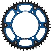 Supersprox Stealth Sprocket Blu for Yamaha TTR230 WR250F 1999-2018 | OEM replacement, fits WR250R Dual Sport WR250X Supermoto WR400F WR426F, 400 426 450 engines, RST-245-49-BLU