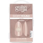Gelish Nude Soft Gel&trade; Tips - 120 Count Professional Quality Press on Nails Extension for Strong, Long-Lasting Manicures &ndash; Easy Application, Natural Look, Pre-shaped False Nail