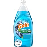 Gain Ultra + Bleach Alternative Dish Soap, Dishwashing Liquid, Honey Berry Hula, 21.6 Fl Oz