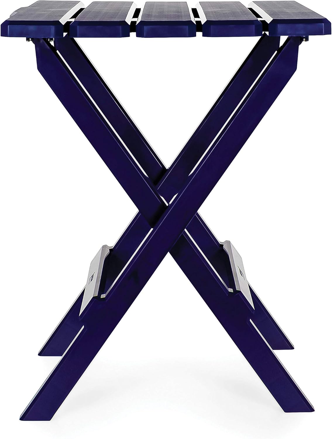 Amazon Com Camco 51693 Navy Large Adirondack Portable Outdoor Folding Side Table Perfect For The Beach Camping Picnics Cookouts And More Weatherproof And Rust Resistant Automotive