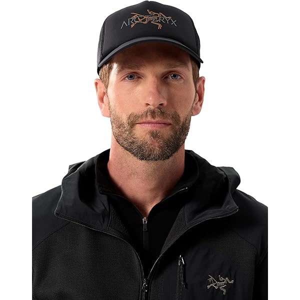 Arc'teryx Logo Flat Brim Trucker Hat | Flat-Brim Performance