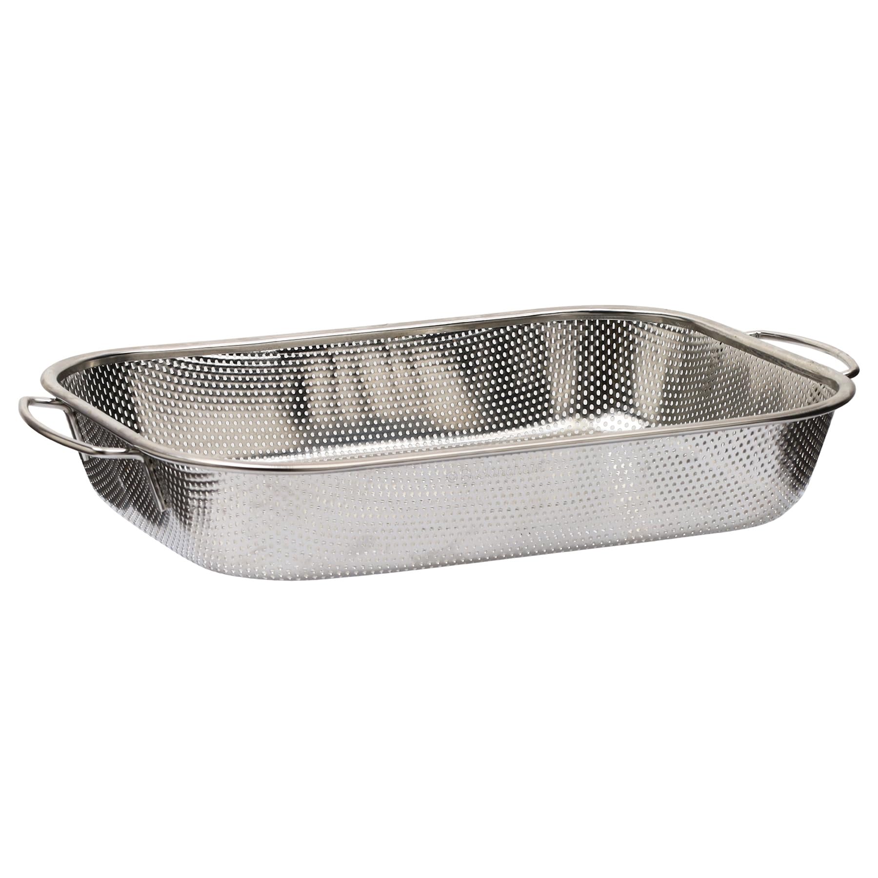 Buckingham Stainless Steel Micro Perforated Colander Strainer Basket Over The Sink Vegetable Fruit Strainer Pasta Sieve